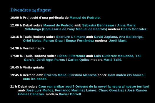 Programa definitiu - DIVENDRES